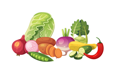 手繪矢量蔬菜創(chuàng)意背景設(shè)計(jì)矢量素材