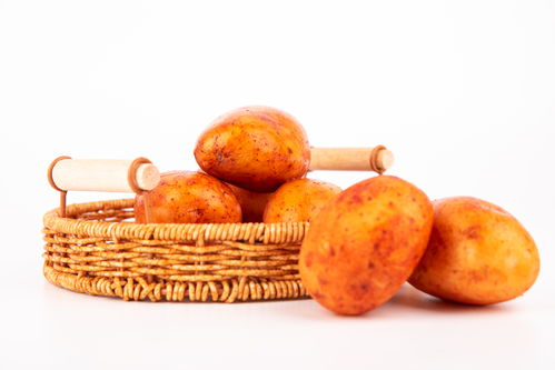 特寫(xiě)白底圖土豆馬鈴薯食材食品蔬菜攝影圖 st攝影